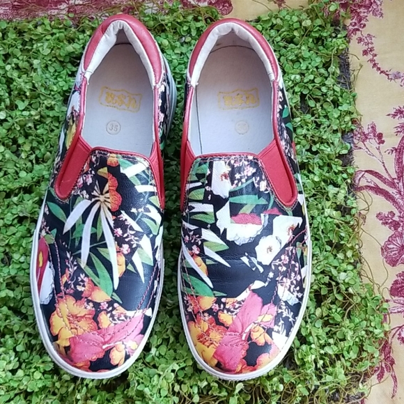 Ash Shoes - 🌺ASH❤ Palms JUNGLE Leather Platform SNEAKER 5 EUC